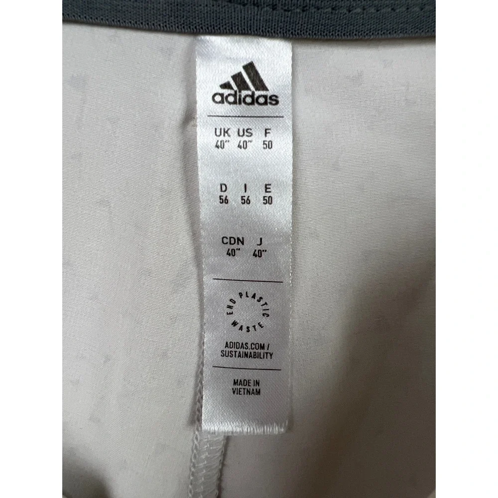 Adidas Golf Shorts Mens 40 Beige Flag Print All Over Performance Stretch Sports